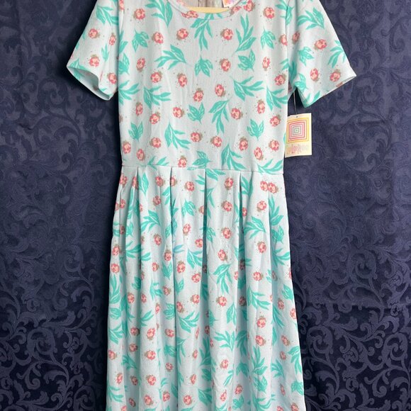 New with tags LuLaRoe Amelia Dress L (12-14) - Picture 5 of 6